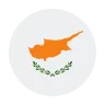 кипрский флаг круглый