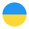 украинский флаг круглый