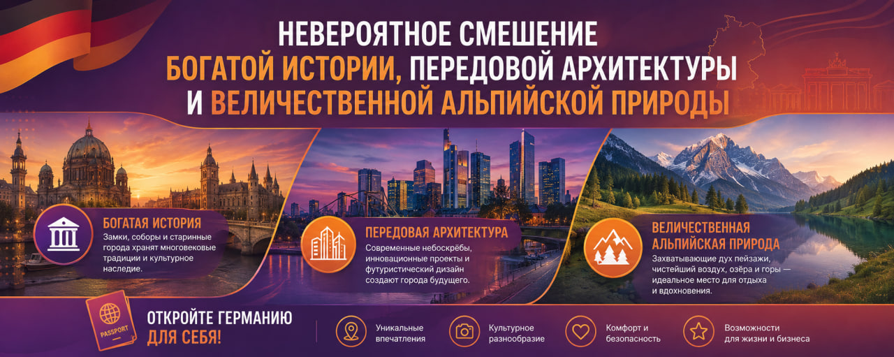 Виза в Германию - что посмотреть у немцев