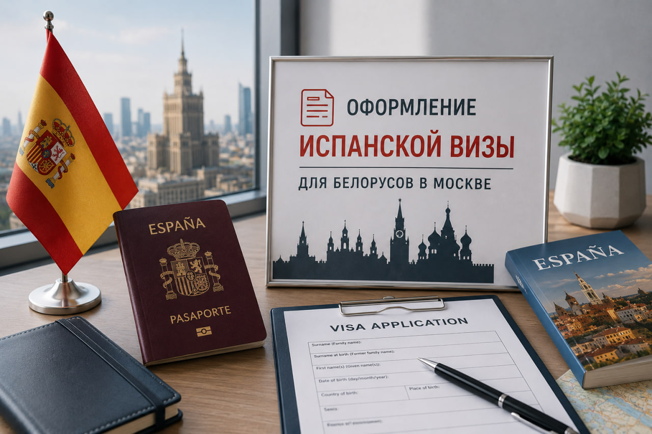 Оформление испанской визы для белорусов в Москве