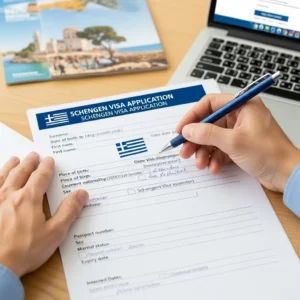 Правильное оформление анкеты на визу в Грецию