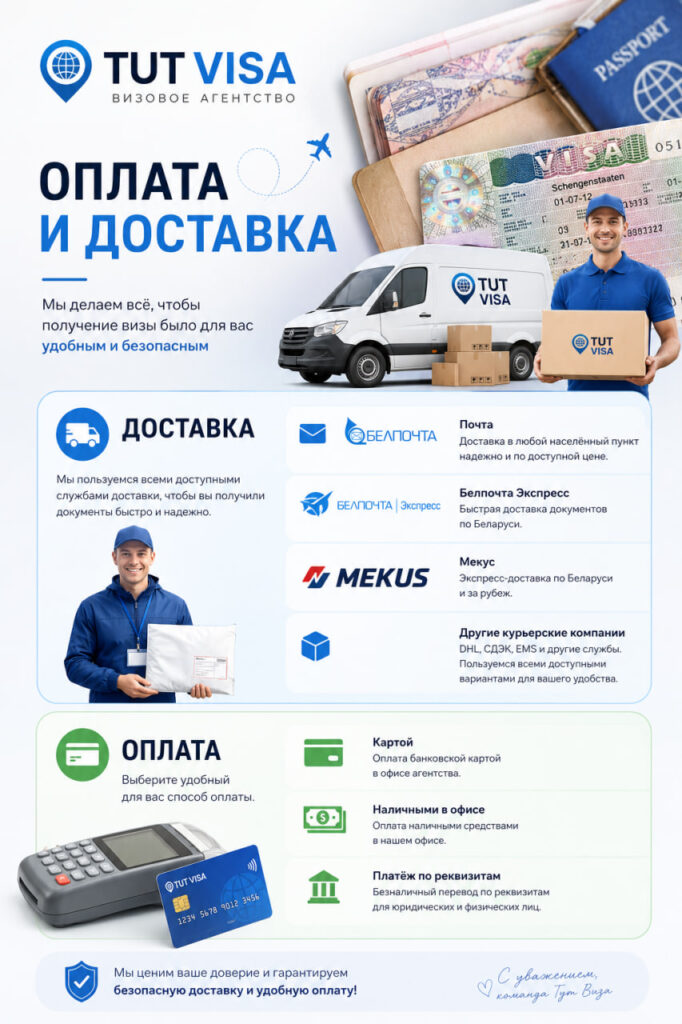 Тут Виза - оплата и доставка