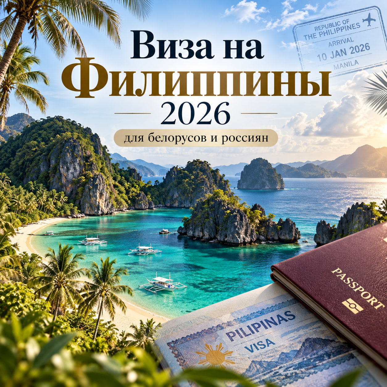 Нужна ли виза на Филиппины для белорусов и россиян: подробный обзор